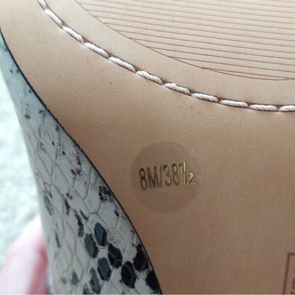 NWOT Vince Camuto Merrie snake Print Ankle Bootie - Picture 10 of 11